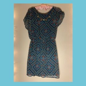 HP ⚡️ City Triangles | Fit & Flare Dress | Small